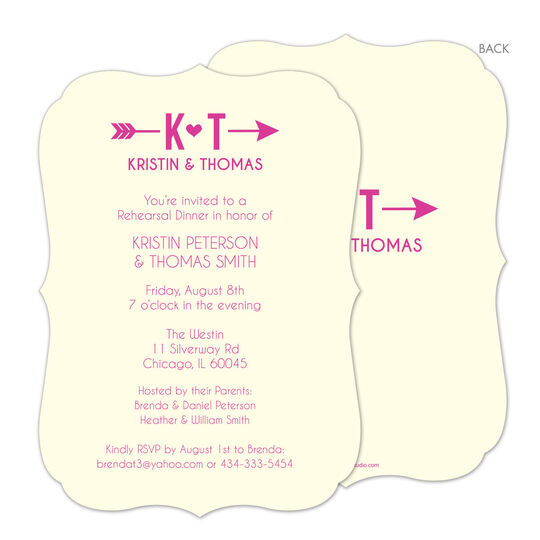 Cupid's Arrow Invitations